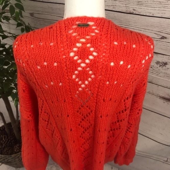 BILLABONG BLISSED OUT ORANGE CARDIGAN NWT - Picture 9 of 15